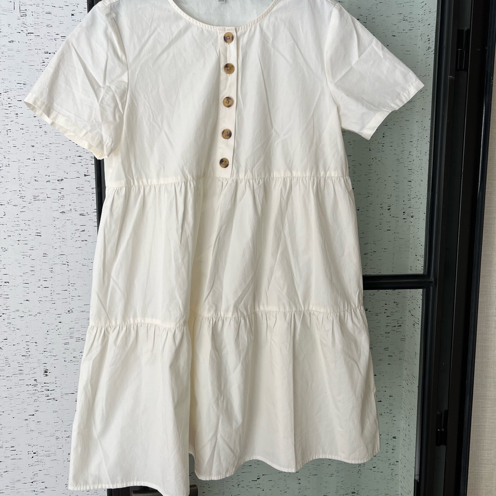 Madewell off white dress.